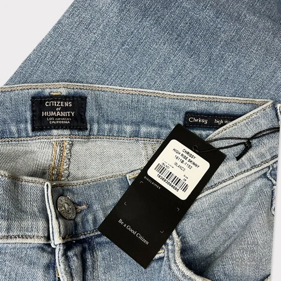 CITIZENS OF HUMANITY Chrissy Sculpt High Rise Skinny Jeans - Islands - Picture 6 of 7